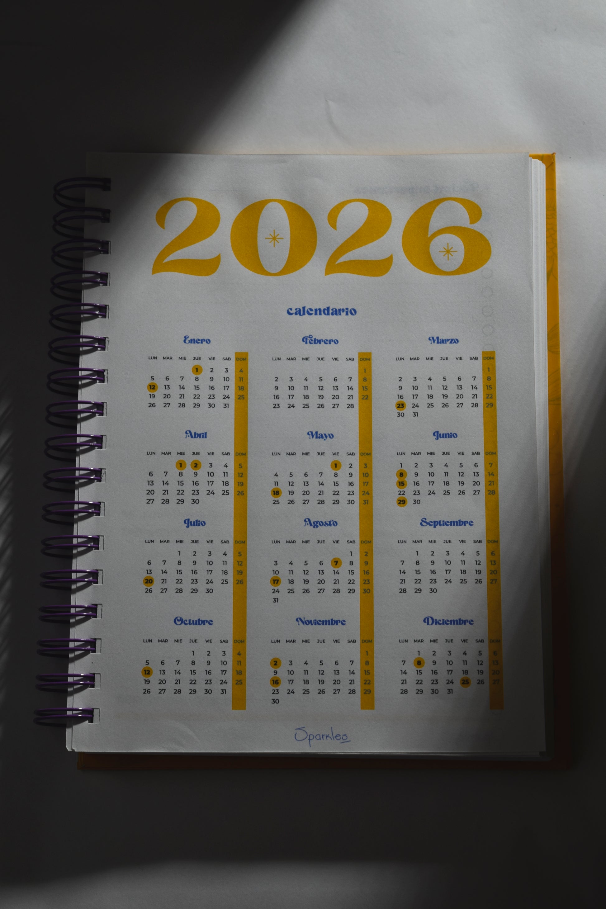 Agenda 2026 Personalizada